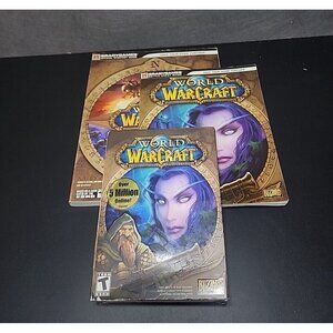 World of Warcraft Windows Mac 2000’s PC Video Game RPG Blizzard w manuals